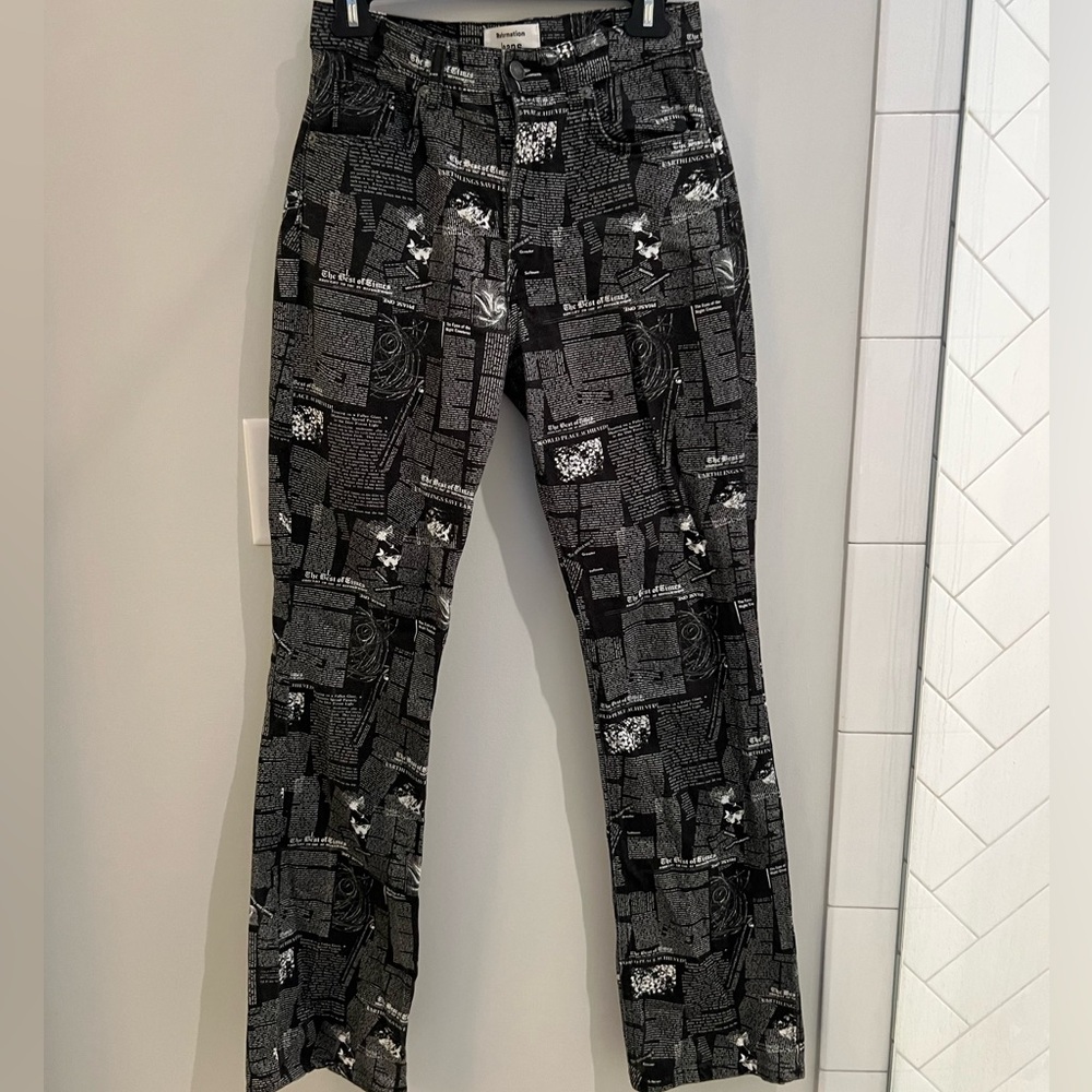 Reformatjon newspaper jeans